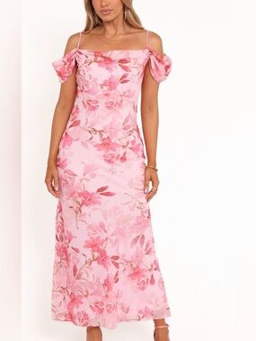 Petal & Pup Pink Floral Slip Maxi Dress